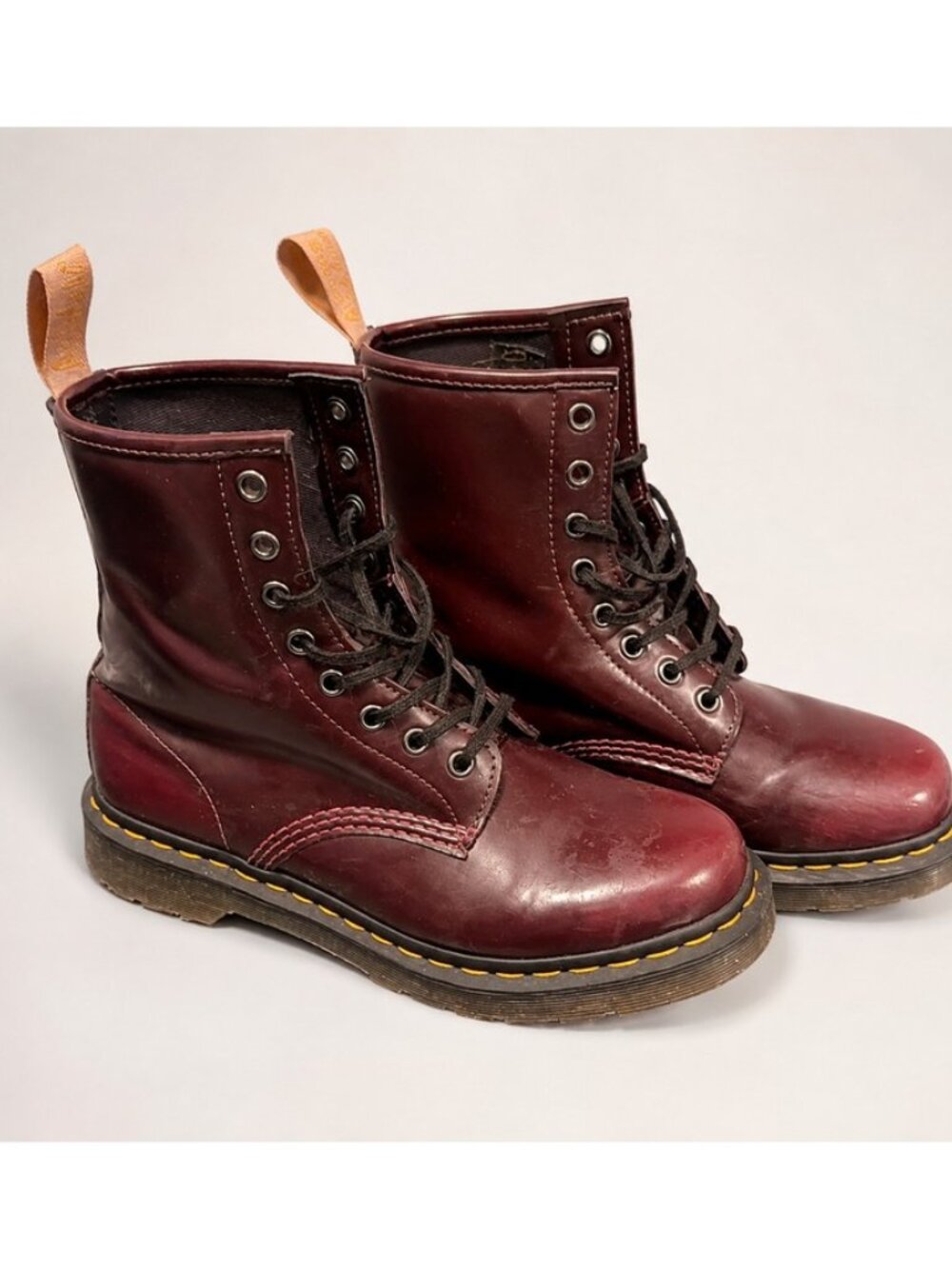 Dr. Martens 1460 Cherry Red Burgundy Boots Women’s Size 9